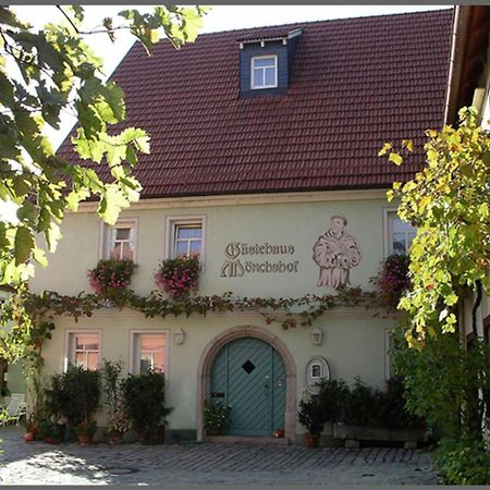 Gaestehaus Moenchshof Sommerhausen Exterior foto